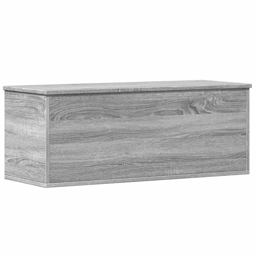 vidaXL Truhe in Grau Sonoma aus Holzwerkstoff, B/T/H: 90 x 35 x 35 cm - Bild 2
