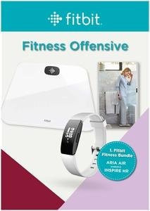 Fitbit Aria Air & Inspire HR Bundle in Weiss mit Bluetooth, Herzfrequenzmessung und Schlafanalyse - Bild 1