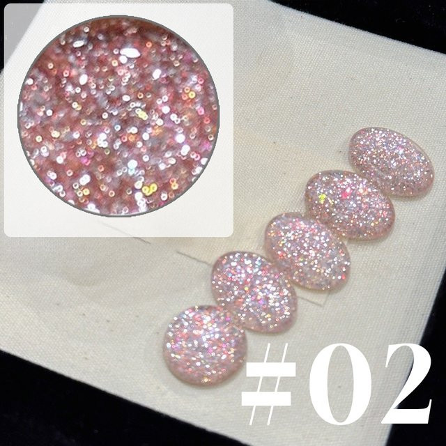 MIANEL NAIL Glitzer Gel Nagellack, Schimmernd, 12 ml - Bild 1
