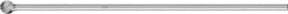 PFERD TOOLS Hartmetall Frässtift Kugel KUD universal mittel kreuzverzahnt, Durchmesser: 12 x 10 mm, Schaft-Durchmesser: 6 mm, Schaft-Länge: 150 mm - Bild 1