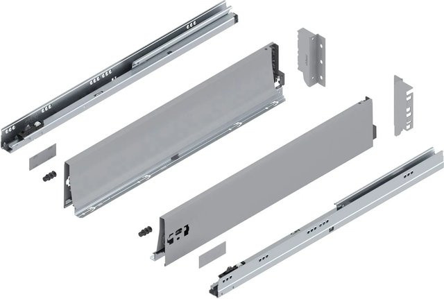 Blum Tandembox antaro K Vollauszug Blumotion Grau 600 mm Tragkraft 30 kg 1 Paar - Bild 1