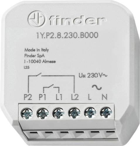 Finder YESLY 2-Kanal Eingangsmodul 1Y.P2.8.230.B000 in Weiß - Bild 1