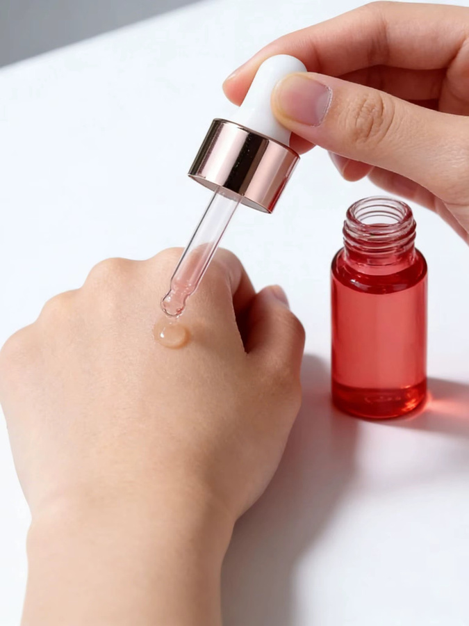 StarDu Packing Mini-Tropfflaschen aus Glas mit Glaspipette, 10 Stück, Rosa - Bild 4