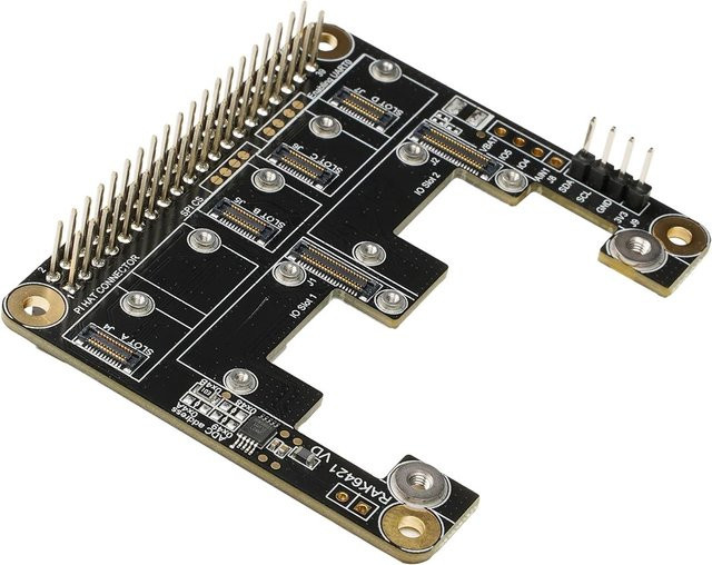 RAK WisBlock HAT RAK6421 Modularer Pi HAT für Raspberry Pi zur Sensorintegration in Schwarz - Bild 1