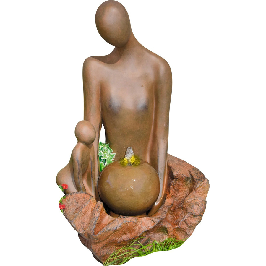 Granimex Wasserspiel Sophie aus Polyresin in Natur Braun, H x B x T: 79 x 46 x 34 cm - Bild 2