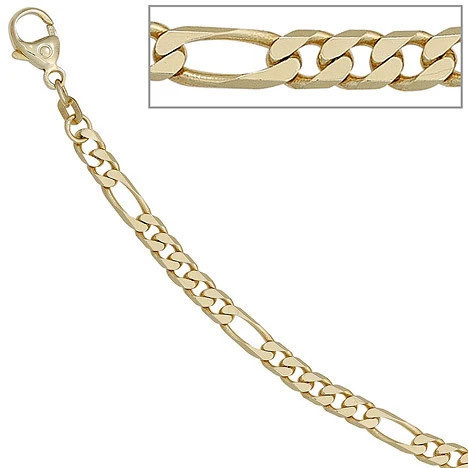 Colfem Figarokette 585 Gold, 45 cm, Unisex - Bild 1
