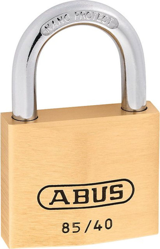 ABUS Vorhängeschloss aus Messing in Gold mit Schlüssel, Breite: 40 mm - Bild 2