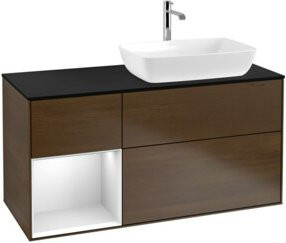 V&B Waschtischunterschrank Finion in Weiß Hochglanz, Breite: 120 cm, Tiefe: 50,1 cm, Höhe: 50,1 cm - Bild 1