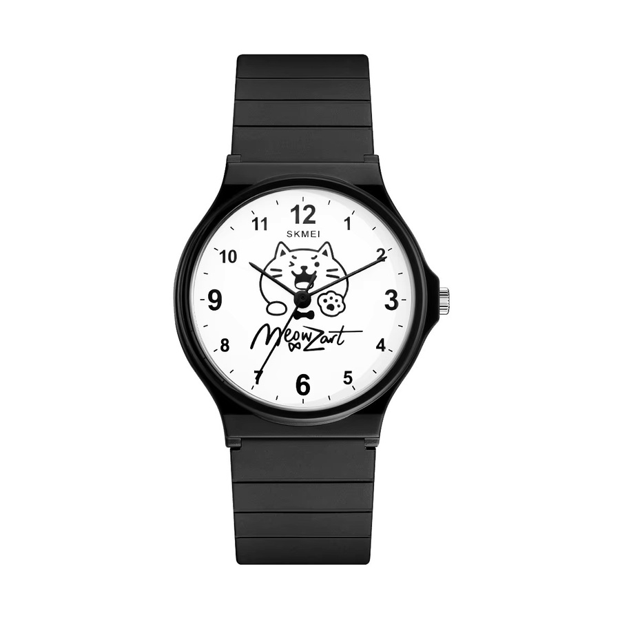 SKMEI Armbanduhr, Quarz, Kunststoff, Schwarz, Kinder - Bild 5