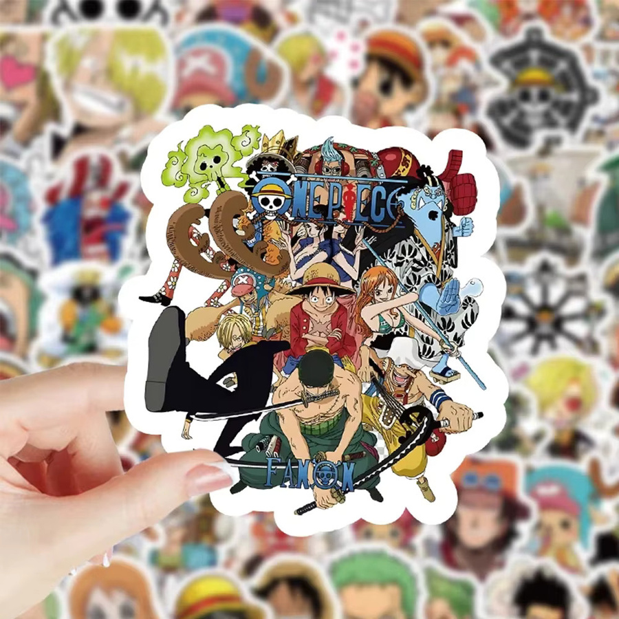 Bandai One Piece Aufkleber, 100-teiliges Set, Bunt / Mehrfarbig - Bild 2