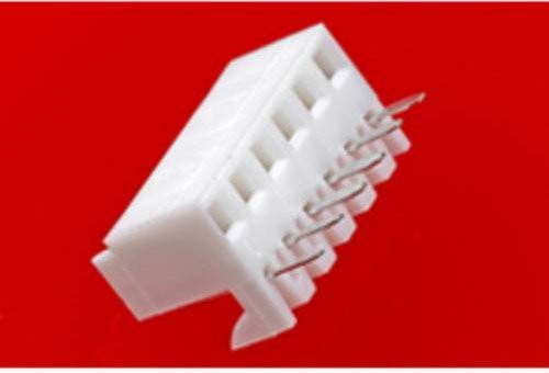 Molex Einbau-Buchsenleiste Standard in Weiß mit 6 Polen und 2,54 mm Rastermaß - Bild 1