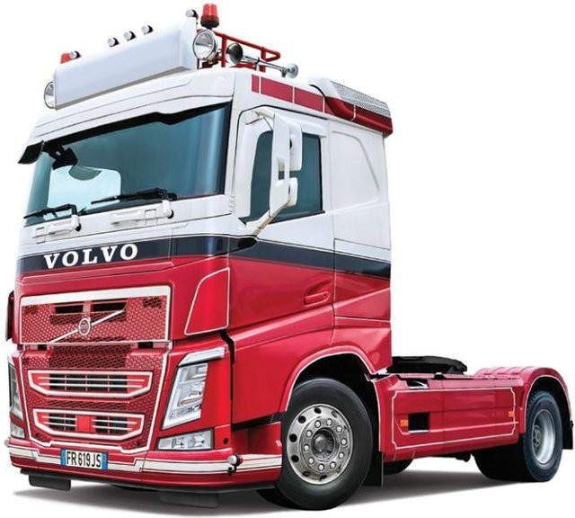 Italeri Volvo FH Plat Dak, Fahrzeug, 1:24, Rot - Bild 1