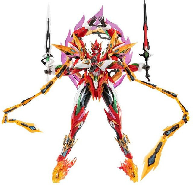 Motor Nuclear NeZha Bausatz Figur Actionfiguren, Sechsarmiger Mecha, mit Lotus-Sockel, Legierungsgerüst, ab 14 Jahren - Bild 1