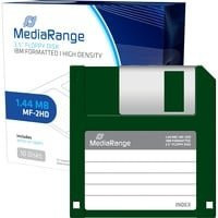 MediaRange Disketten 1,44 MB in Schwarz und Grün - Bild 1