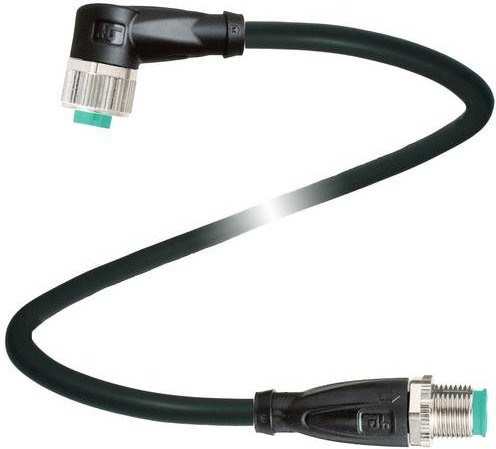 Pepperl+Fuchs 240776-0006 Sensor-Aktor-Steckverbinder konfektioniert, Farbe: Schwarz, 4-polig, Länge: 6 m - Bild 1