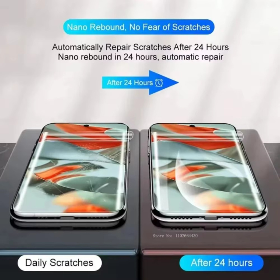 4 Stück Hydrogelfolie Displayschutzfolie für Realme 14 13 12 11 Pro Max 15T 14 Pro 14T 12 Plus transparent - Bild 4