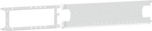 Schneider Electric LVS03416 PrismaSeT-P Montageplatte für 5x ComPacT NSXm 3-polig oder 4x ComPacT NSXm 4-polig, vertikale Montage, Linergy FC, Grau/Weiß - Bild 1