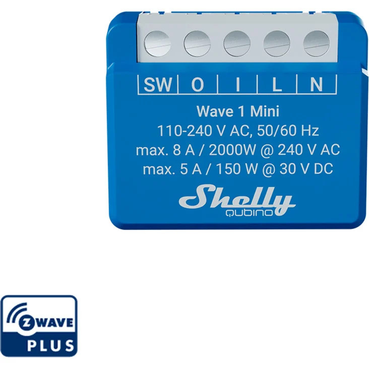 Shelly Wave 1 Mini Relais in Blau - Bild 1