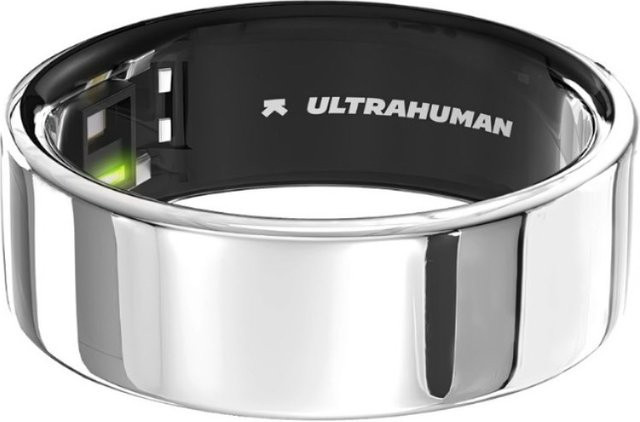 Ultrahuman Ring AIR Smart Ring in Space Silver, Größe 8 - Bild 1