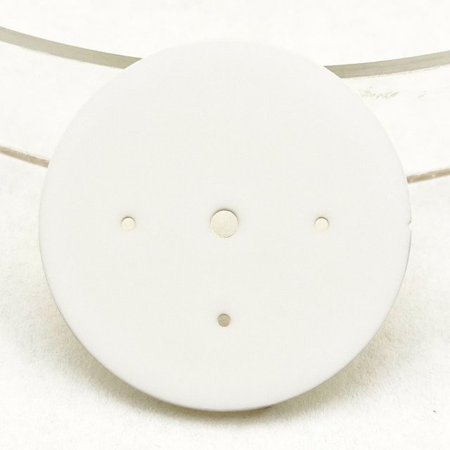 OUMASHI Zifferblatt, 29 mm, Weiß, Herren, Blank, Gebürstet - Bild 1