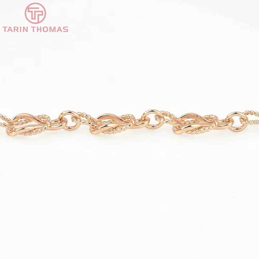 TARIN THOMAS Halskette, 24 Karat vergoldetes Messing, 50 cm, Gold, Unisex - Bild 2