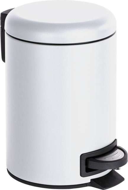 WENKO Kosmetik-Treteimer Leman Weiß 3 l - Bild 1