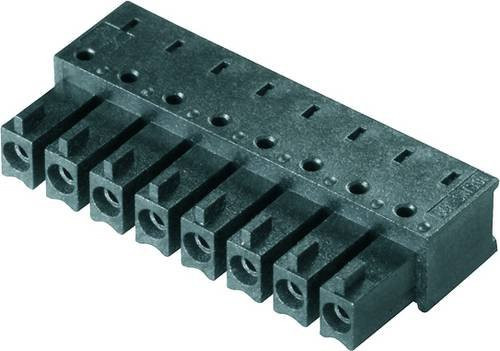 Weidmüller Buchsengehäuse-Platine BC/SC in Schwarz, 50 Stück, Rastermaß: 3.81 mm - Bild 1