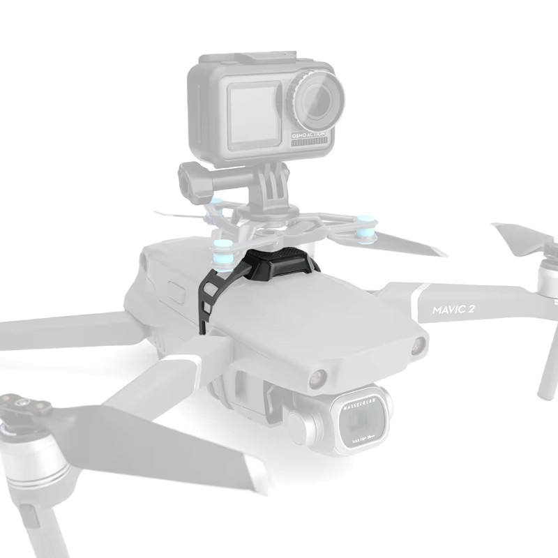 DJI Mavic Drohnenzubehör: Extended Tool Fester Riemen mit 1/4 Schraubensockel für Mavic Air 2, Pro 1, Mavic 2 Pro und Zoom Drohnen in Schwarz und Grau - Bild 2