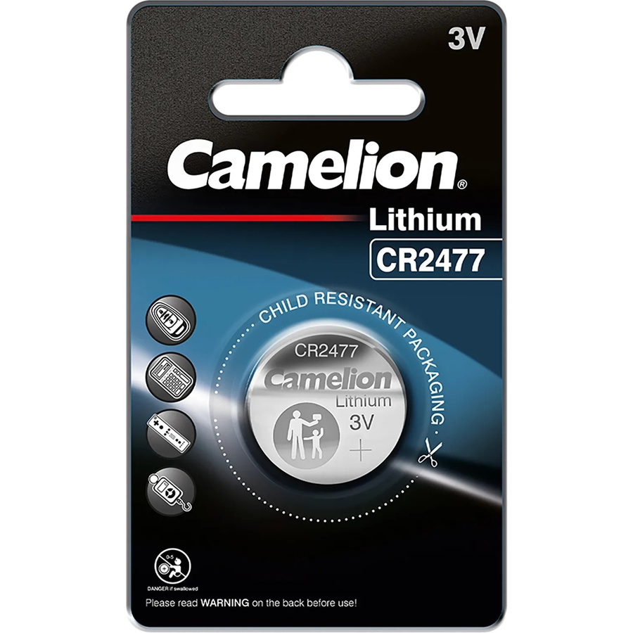 Camelion Lithium Knopfzelle CR2477 in Silber - Bild 2