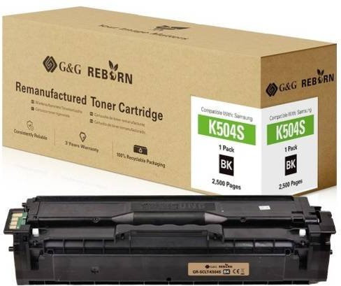 G&G Toner Cartridge Schwarz kompatibel mit Samsung K504S, remanufactured, 2500 Seiten - Bild 1
