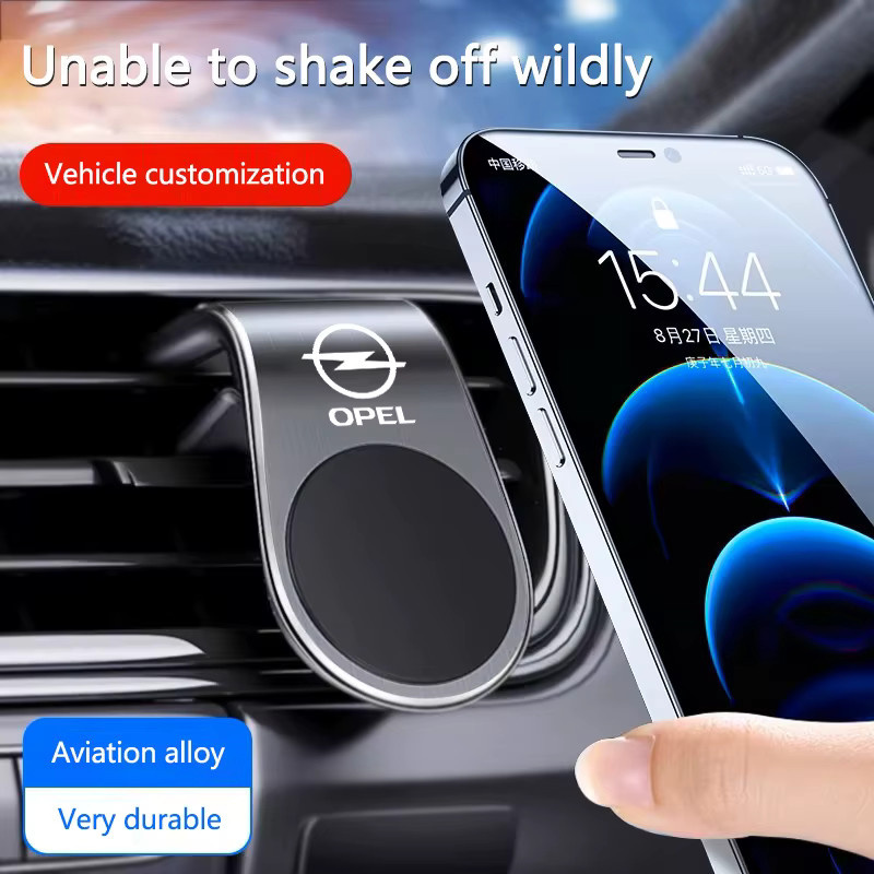 Magnetische Smartphone Halterung für Opel Corsa D, Astra, Insignia, Mokka, Adam, Combo und OPC in Schwarz - Bild 2