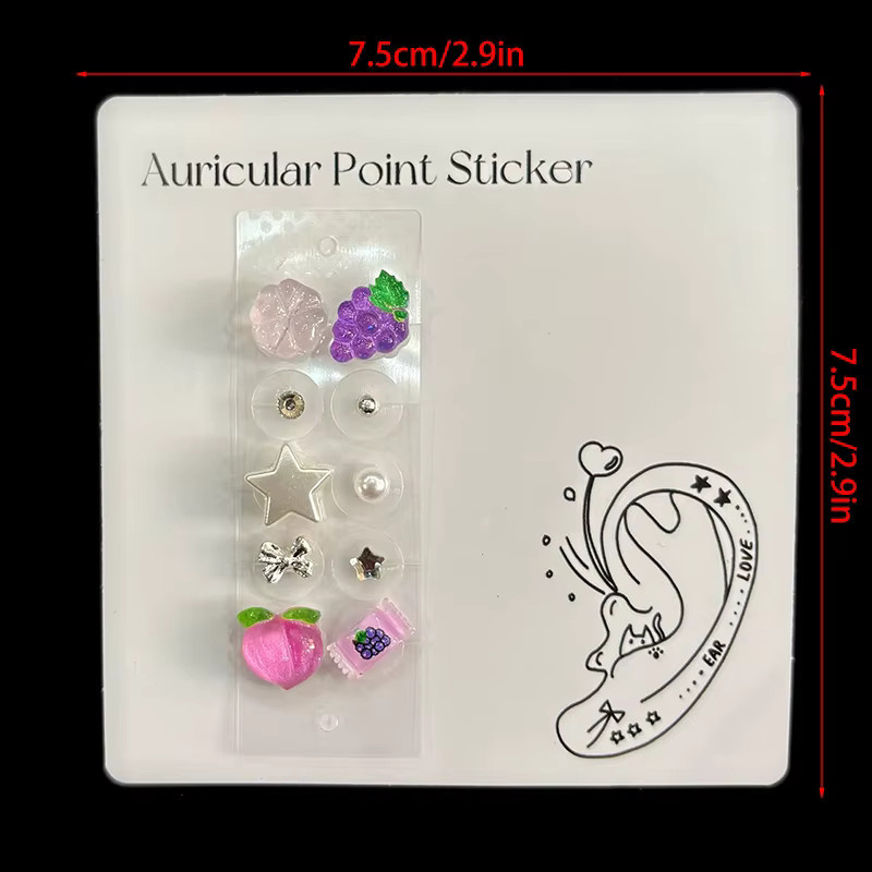 JETTING Ear Pressure Stick Akupunktur Ear Point Stickers, Unisex - Bild 3