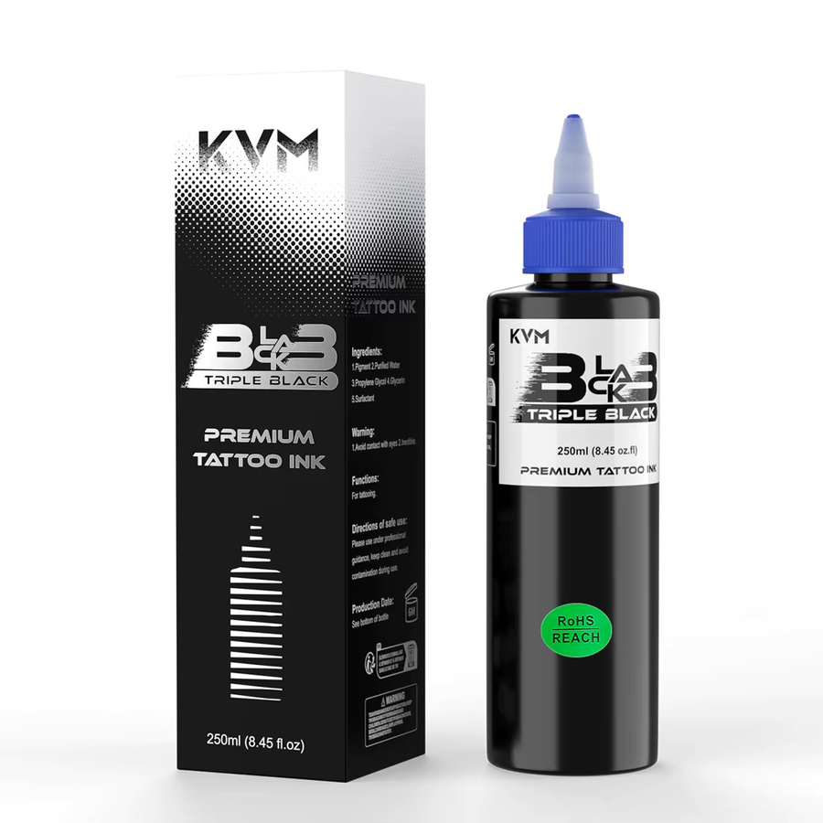 KVM Tattoo Tinte Schwarz, 236 ml - Bild 2