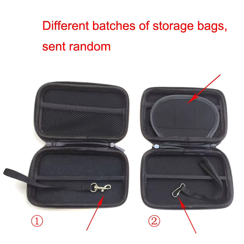 JCD EVA Hard Case Aufbewahrungstasche in Rot für Nintendo 3DS, NDS Lite, NDSL, NDSI, GB, GBA und GBC Konsolen - Bild 2