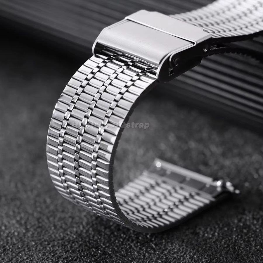 HQstrap Uhrenarmband Edelstahl, Silber, Unisex, 20 mm, 22 mm - Bild 6