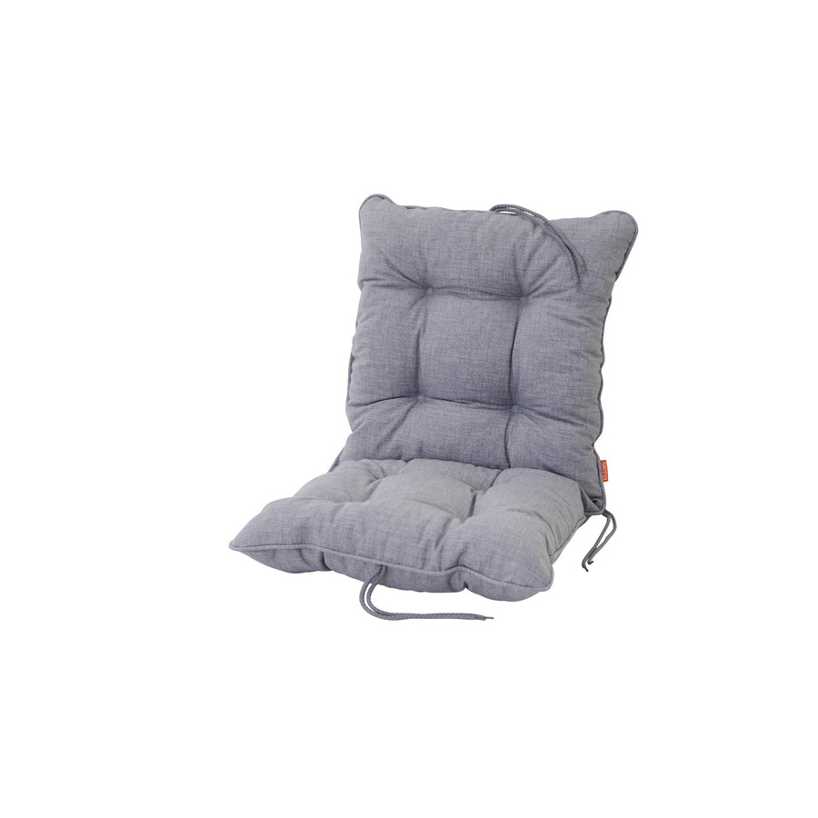 Siena Garden Sitzkissen Askella aus Baumwolle, Grau, B/T/H: 88 x 42 x 6 cm - Bild 2