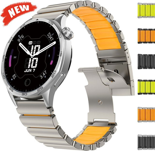 OAKCHARM Uhrenarmband Titan, Silber, Herren - Bild 1