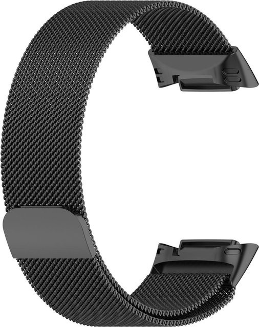 LUJING Uhrenarmband Edelstahl, Magnetarmband, Schwarz, Unisex - Bild 1