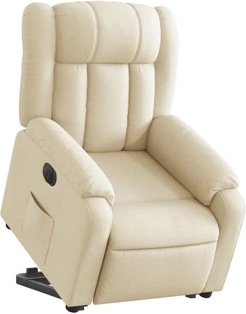 vidaXL Elektrischer Relaxsessel mit Aufstehhilfe in Beige aus Stoff - Bild 1