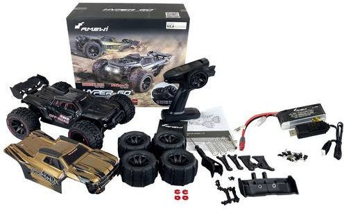 Amewi Hyper GO Truggy, RC Modellauto, Schwarz, 1:14, Brushless, 4WD - Bild 2
