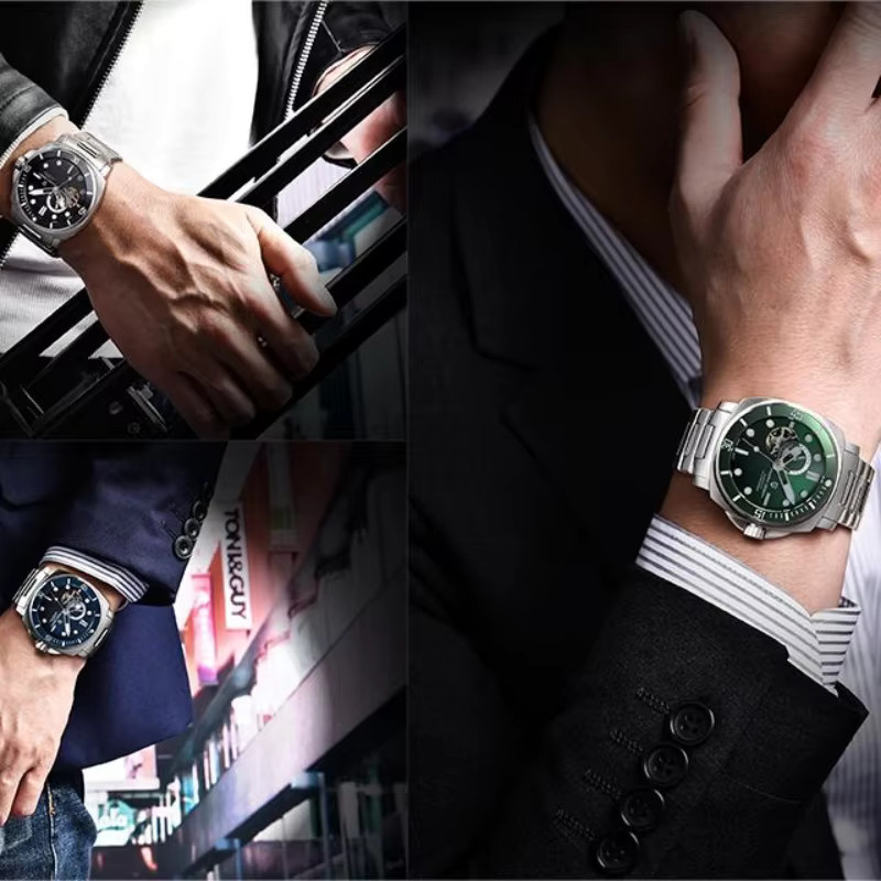PAGANI DESIGN Armbanduhr Automatik, Edelstahl, Saphirglas, Herren - Bild 6
