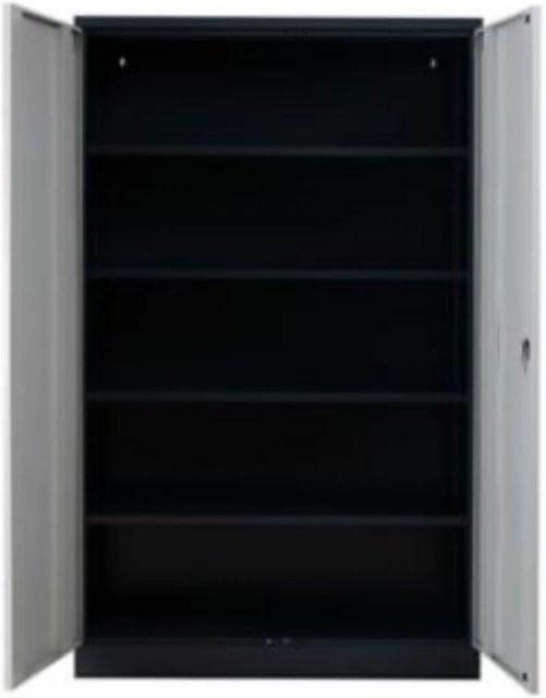 PROREGAL Stahlschrank Bee mit 8 Fachböden in Anthrazit und Grau, H x B x T: 195 x 120 x 42 cm - Bild 1
