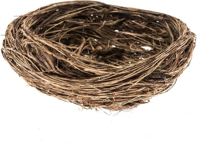 idee. Creativmarkt Deko Nest aus Zweigen in Natur für Ostern und Frühling, 4 Stück, Durchmesser: 8 cm - Bild 1