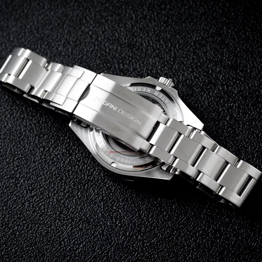 Pagani Design Armbanduhr, Automatik, GMT, Edelstahl, Saphirglas, Herren - Bild 4