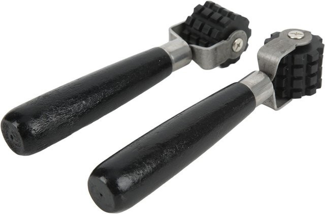 TOMTOP JMS Paar ergonomische Schalldämmrollen in Schwarz für Auto Audio und Hitzeschutzmatten - Bild 1