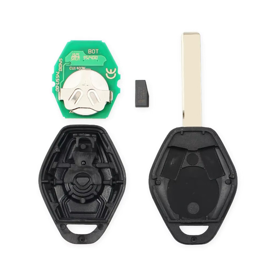 KEYYOU EWS System ID44 Chip für BMW E38 E39 E46 X3 X5 Z3 Z4 1/3/5/7 Serie 315/433 MHz Keyless Fernbedienung Auto Schlüssel in Schwarz mit Batterie - Bild 3