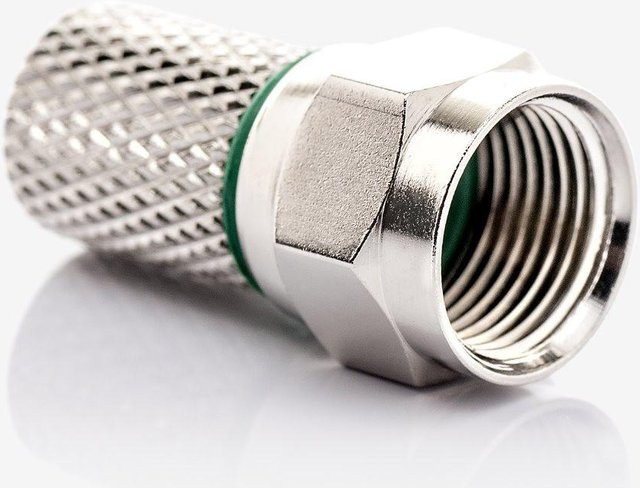 fuba F-Stecker OVZ 030/10 in Silber - Bild 1