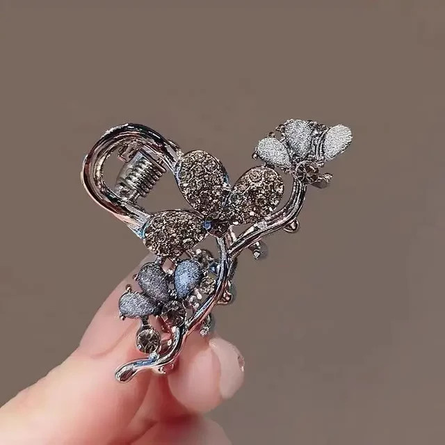 HIYAYZ Haarclip mit Strass Blume, Damen - Bild 1