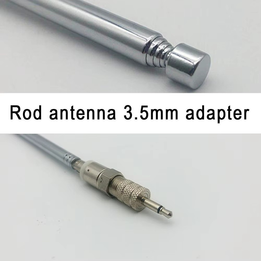 Universal Teleskop Antenne für DAB FM Radio und HiFi AV Empfänger, Silber, Länge: 750 mm - Bild 2