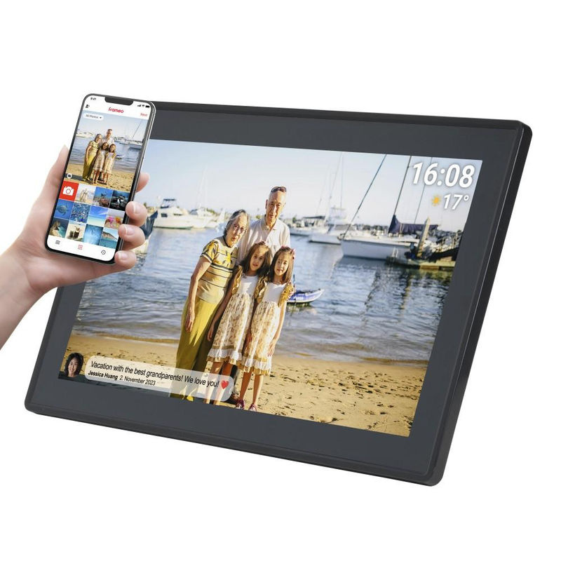 Denver PFF-1515 Digitaler WLAN-Bilderrahmen mit 15.6 Zoll Touchscreen in Schwarz - Bild 9